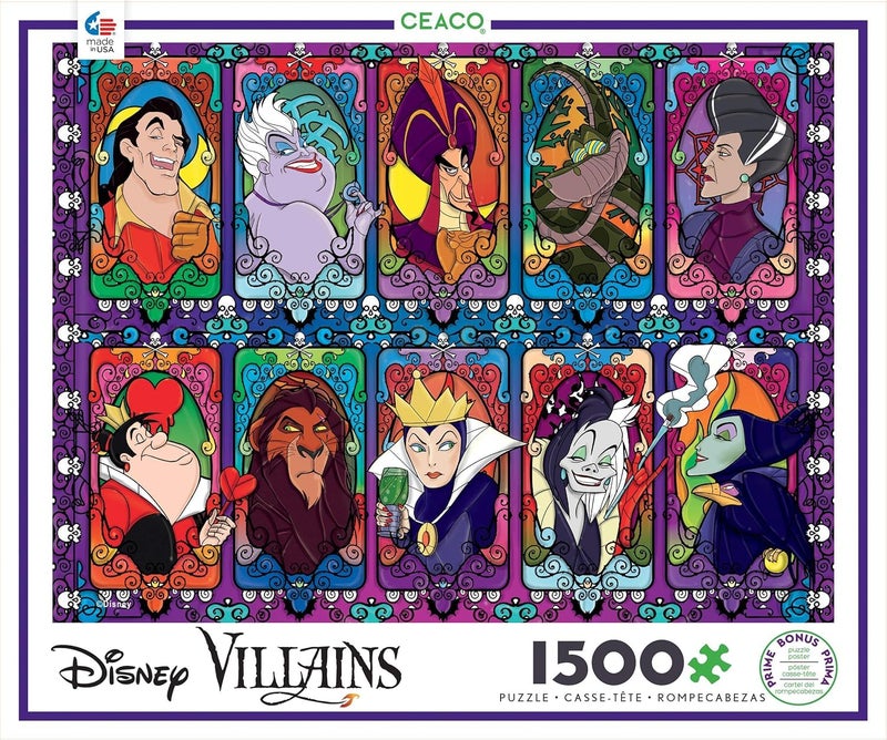 Ceaco - Disney - Villains 2 - 1500 Piece Jigsaw Puzzle - Image 2